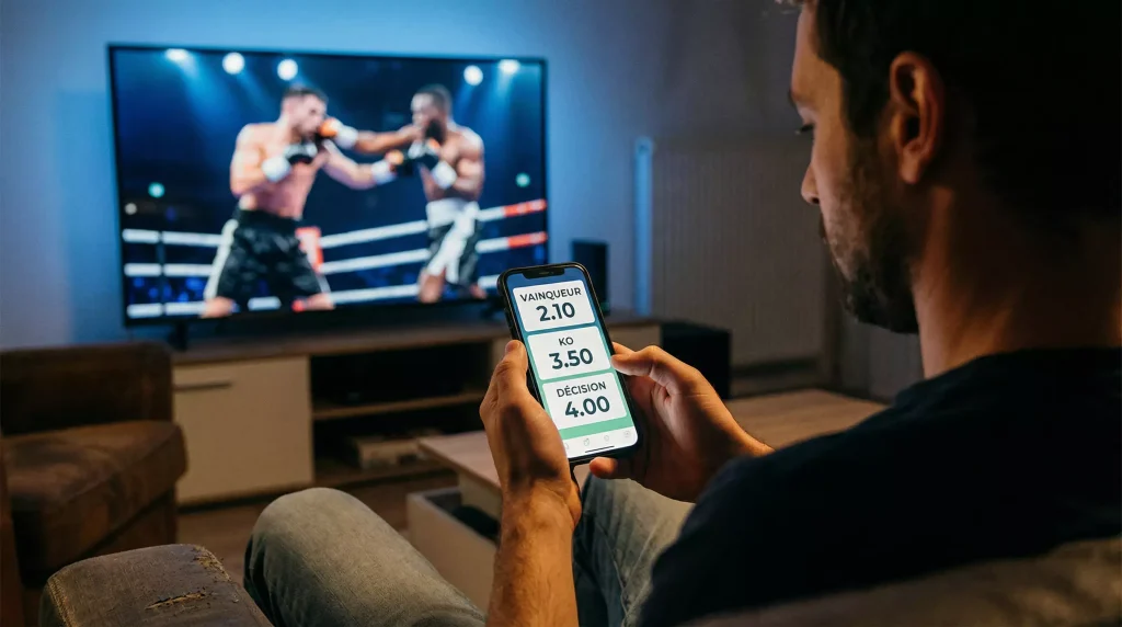 Parier sur la boxe depuis un smartphone — applications et fonctionnalités live
