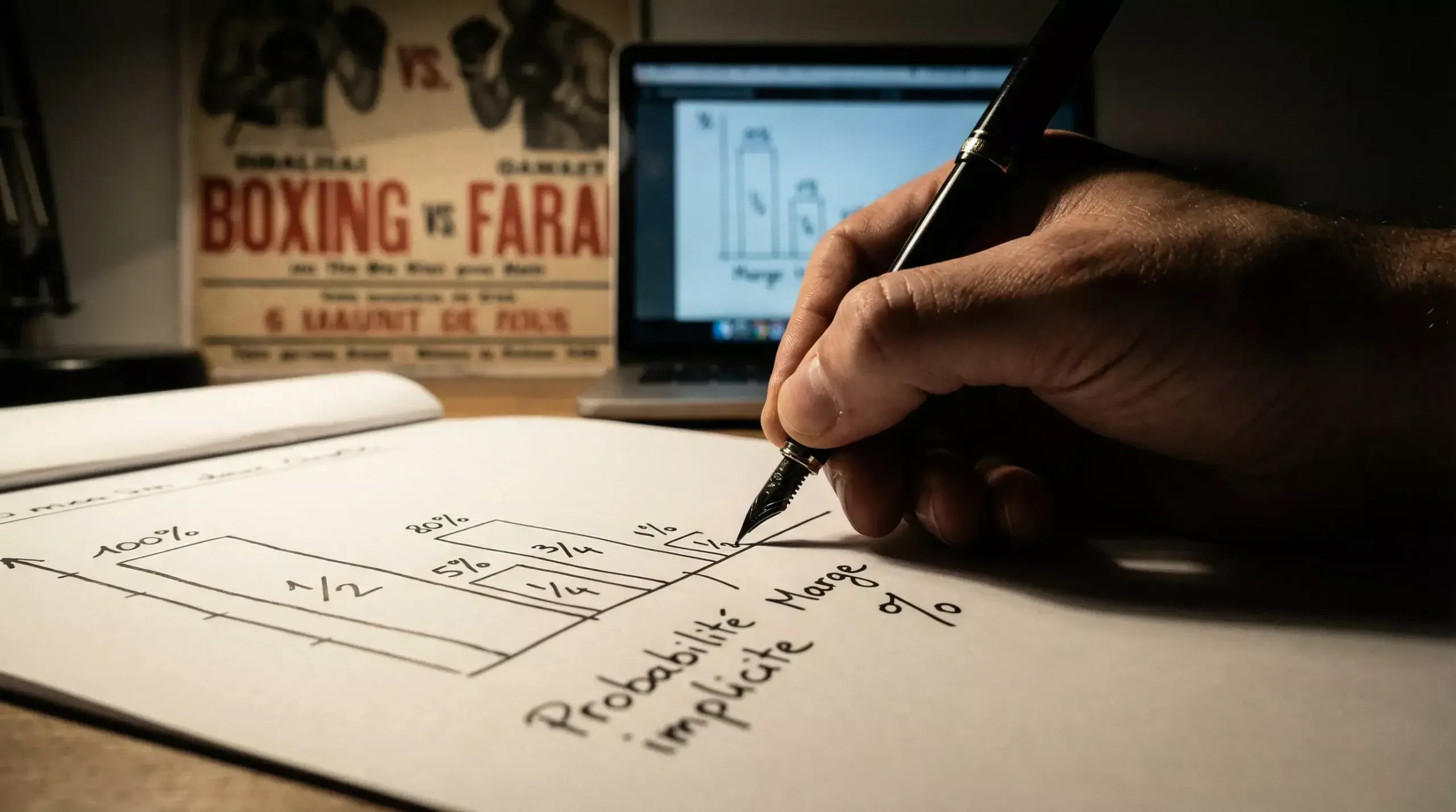 Comprendre la probabilité implicite des cotes et la marge du bookmaker en boxe